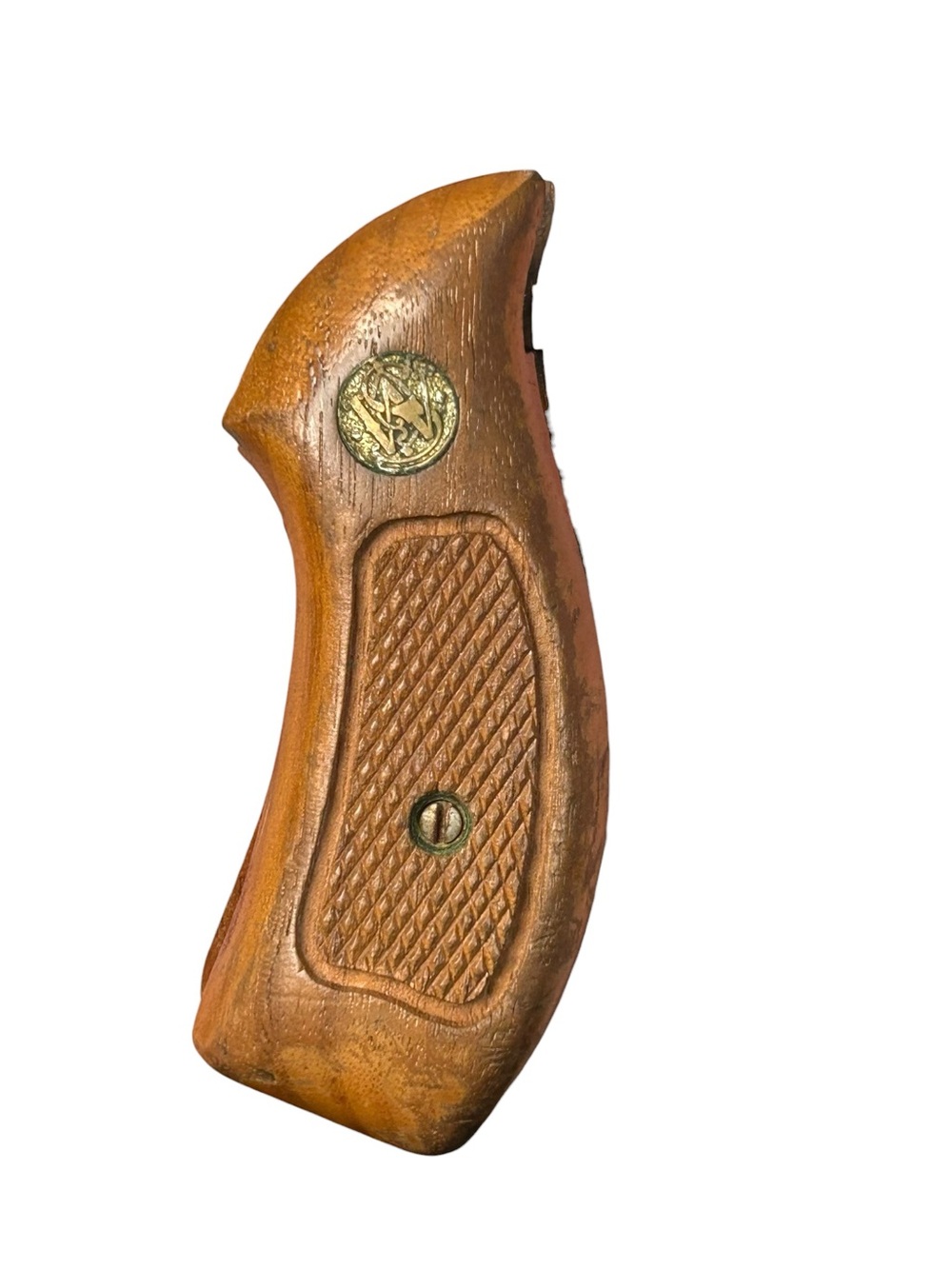 Smith & Wesson K Frame  Factory OEM Walnut Magna Revolver Grips S&W Medallions